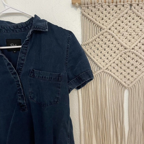 Rails Dark Blue Midi Dress - Picture 2 of 8